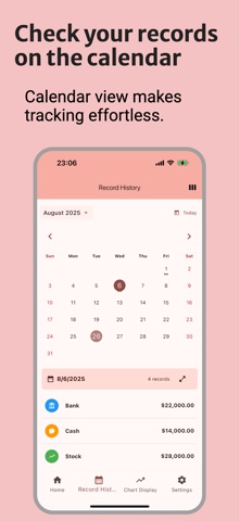 Simple Assets: Money Manager screenshot