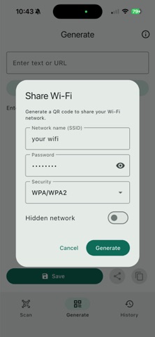 QRCode Scan And Generate screenshot