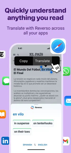 Reverso translate and learn iPhone screenshot 6