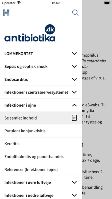 Antibiotika.dk Screenshot