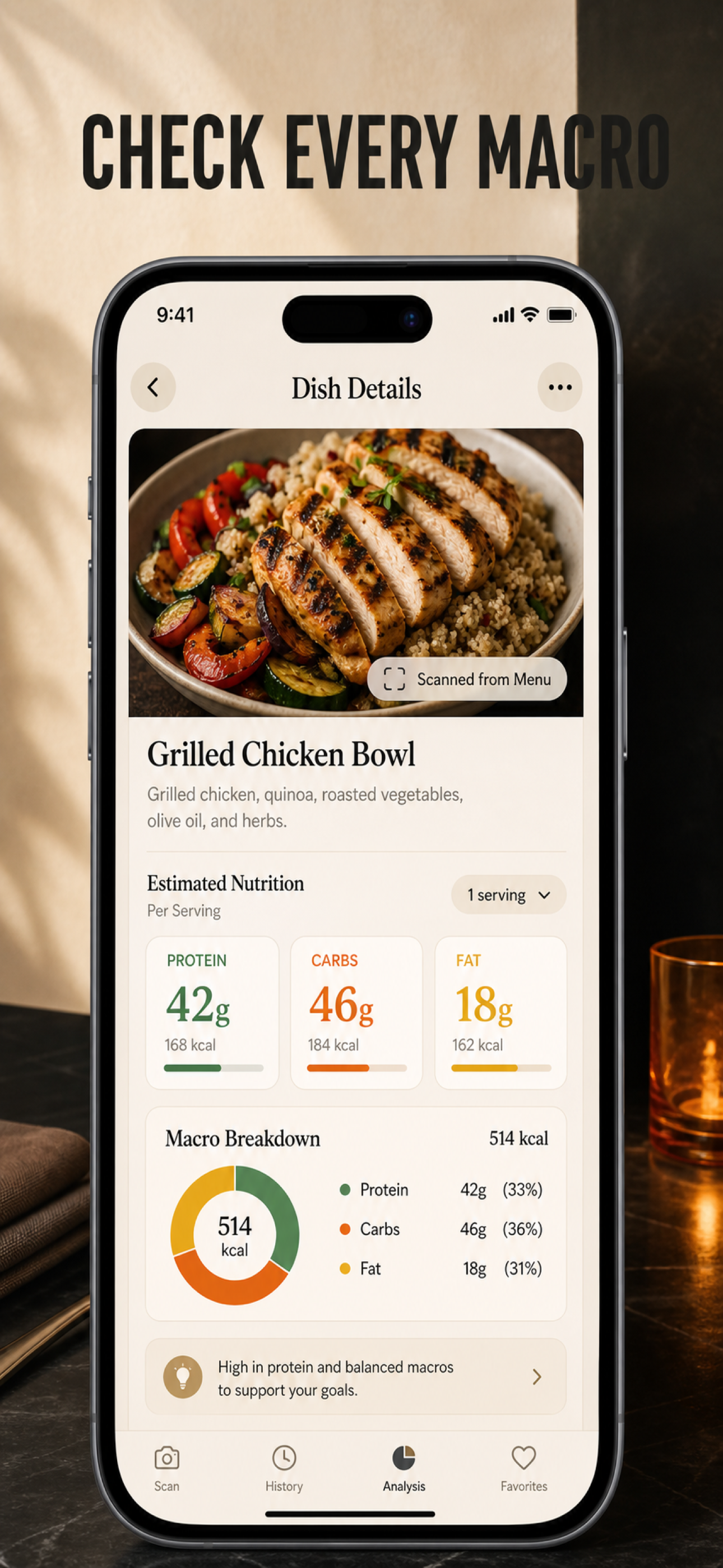 Menu Scan: Calorie Counter screenshot 3