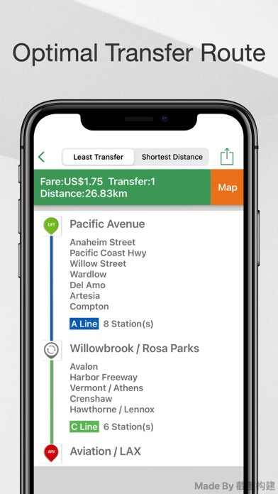 Los Angeles Metro Guide Screenshot