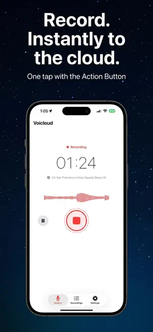 Voicloud screenshot 1