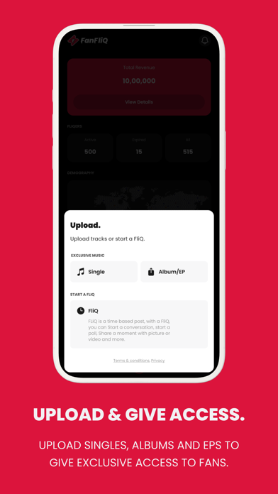 FanFliQ for Artist Screenshot