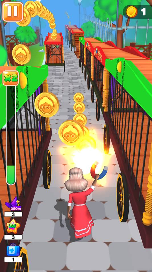 #8. Granny Run 3D runner Game (iOS) By: Vault Productions Pvt Ltd