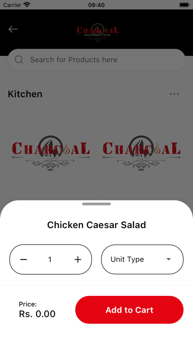 Charcoal Restro Screenshot