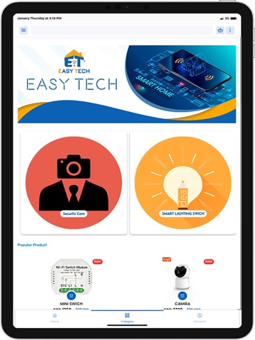 Easy-Tech iPad screenshot
