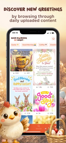 Good Morning Night Quotes GIFs iPhone screenshot