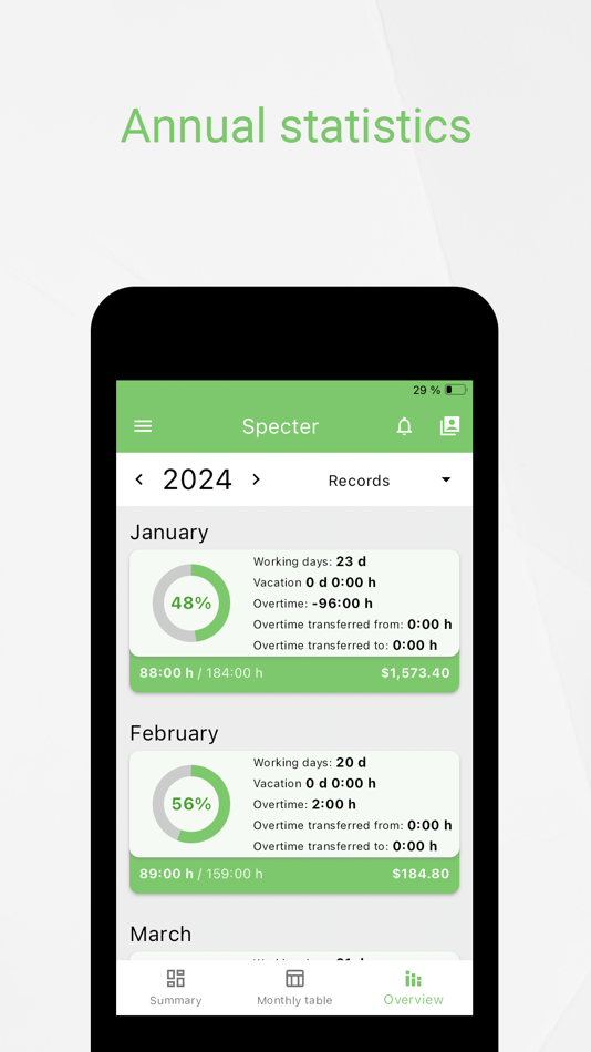 #3. Working Timer - Timesheet (iOS) 由: Specter Interactive