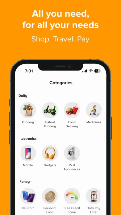 Tata Neu:Shop, Travel, Finance Screenshot