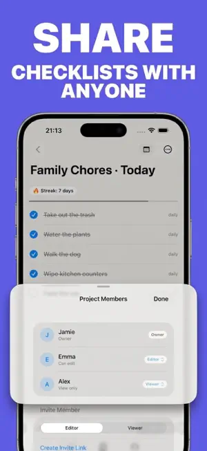 Loopcheck: Daily Checklist screenshot 1
