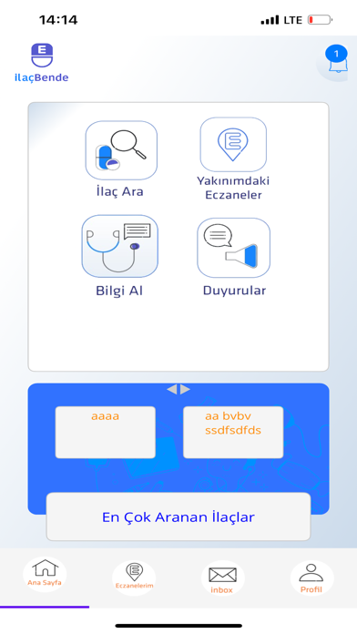 İlaç Bende app screenshot