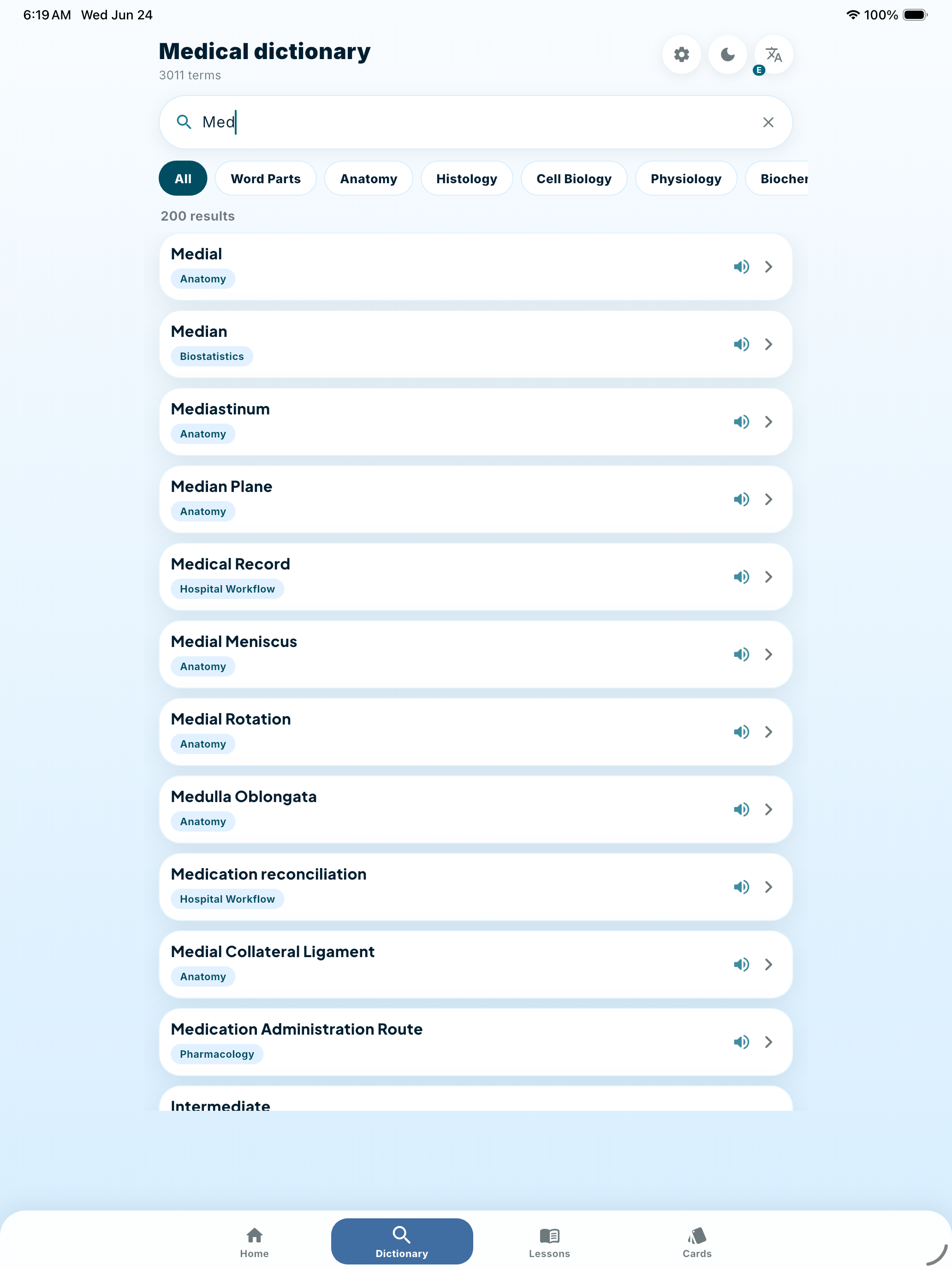 Medcytix: Medical Terms screenshot 9