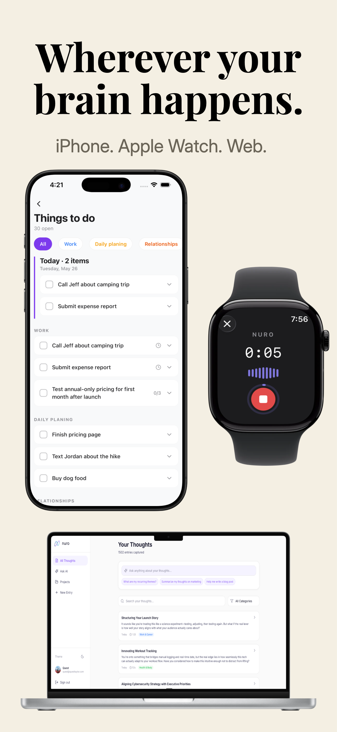 Nuro: Voice Journal screenshot 7