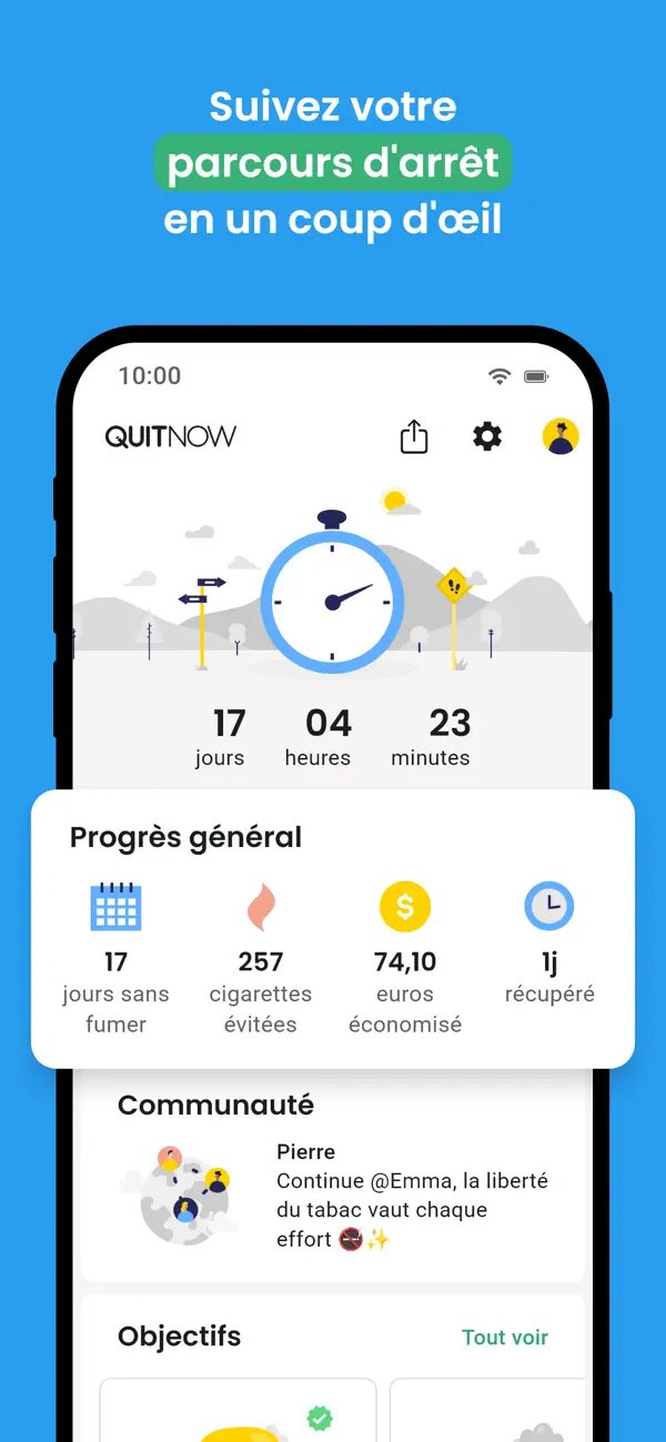 Screenshot #2 pour QuitNow! PRO