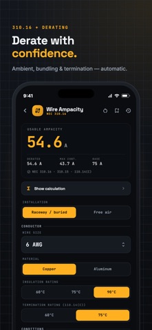 Voltkit: NEC Conduit Fill Calc Screenshot 4 of 9