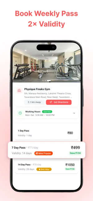 Fymble: Gyms Near Me & Passes screenshot 3