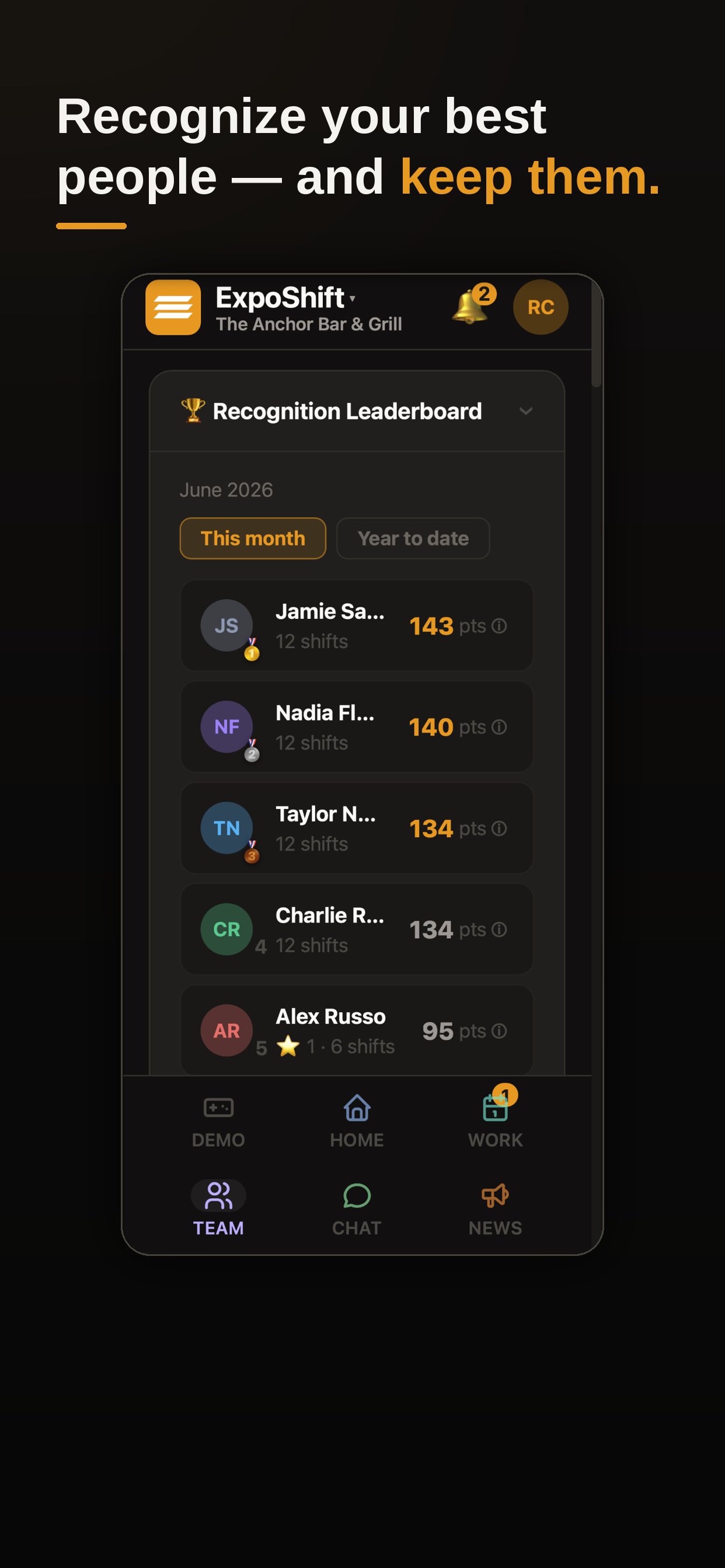 ExpoShift: Restaurant Shifts screenshot 5