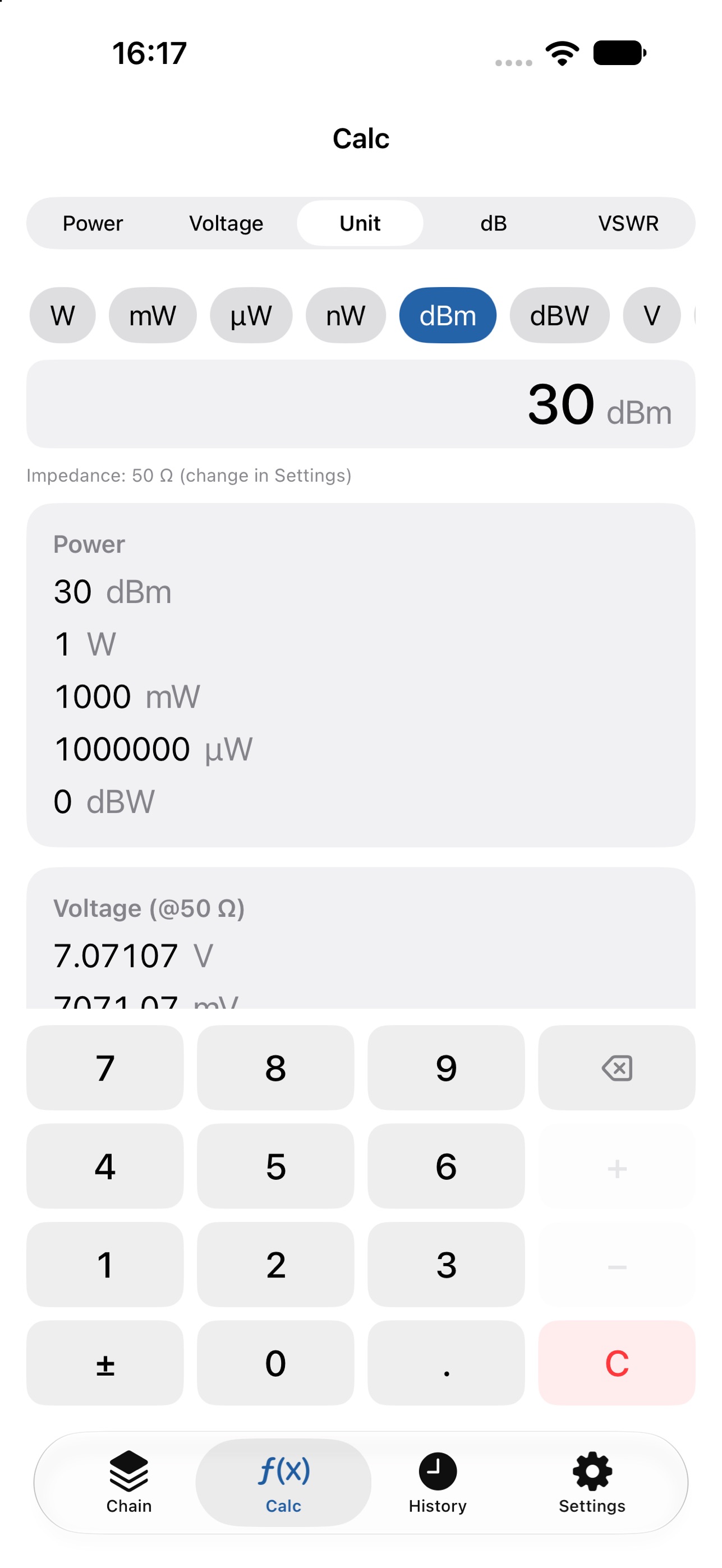 Screenshot 5 of RF Calc JP