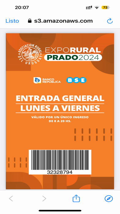 Asociación Rural del Uruguay Screenshot