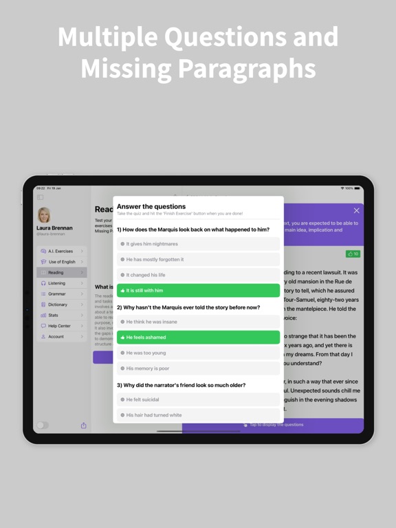 English C2 CPE iPad screenshot 7 - Education app