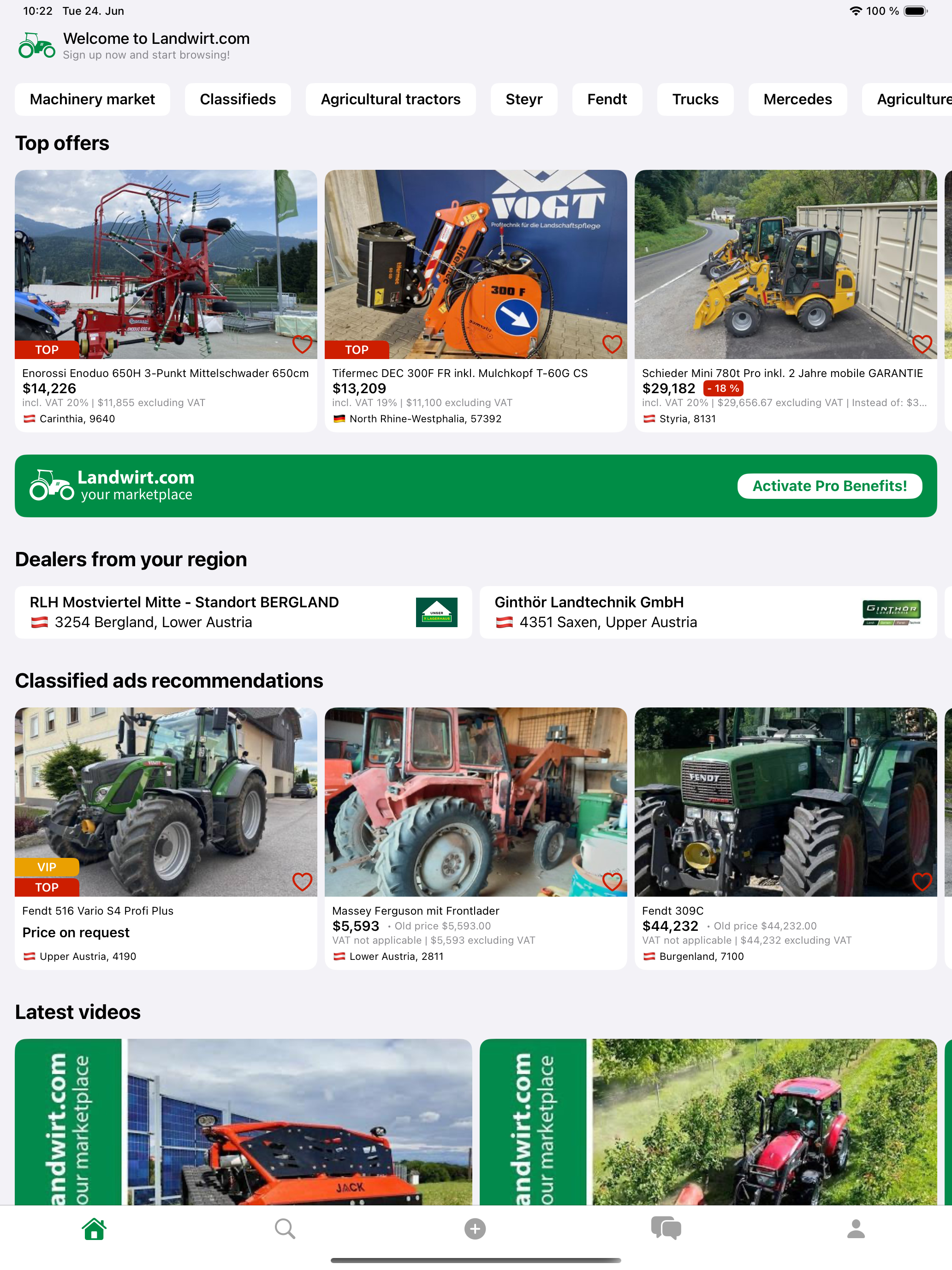 Landwirt.com Tractor Market