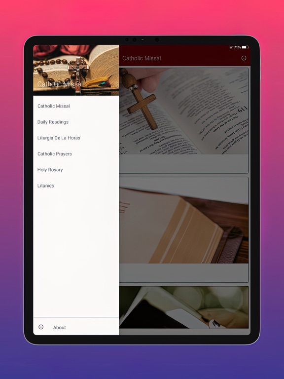 Catholic Missal Daily Readings iPad screenshot 3 - Book app