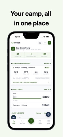 huntLODGE: Deer Camp Manager Screenshot 1 of 5