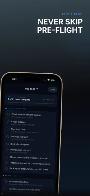 Drone Flight Log Battery-Hover screenshot 4