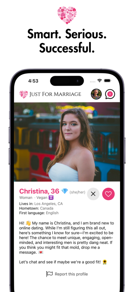 Just For Marriage Dating screenshot 1