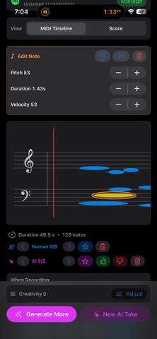 CoComposer.ai iPhone screenshot