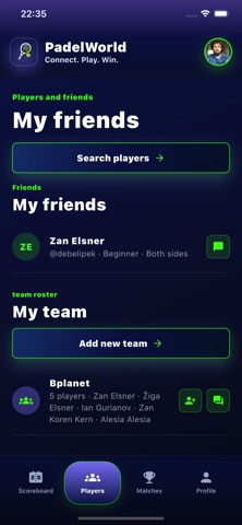 PadelGameConnect screenshot