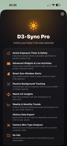 D3-Sync: Sun & Supplements Screenshot 6 of 6
