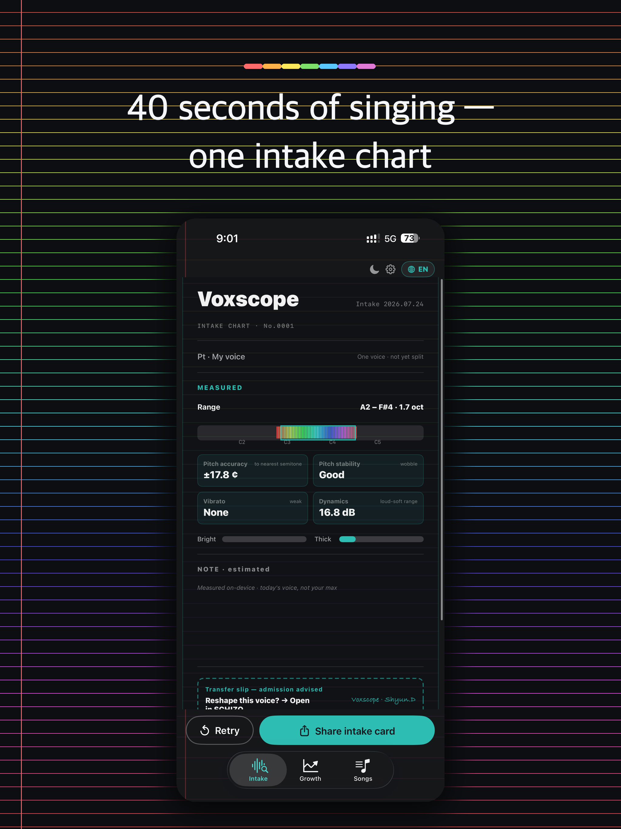Voxscope — Vocal Range screenshot 11