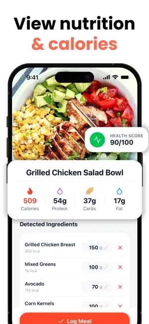 Orange - AI calorie tracker screenshot 3