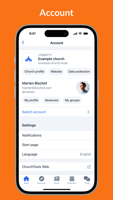 ChurchTools Screenshot
