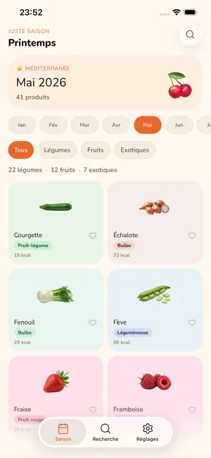 Juste Saison · Fruits Légumes screenshot 1
