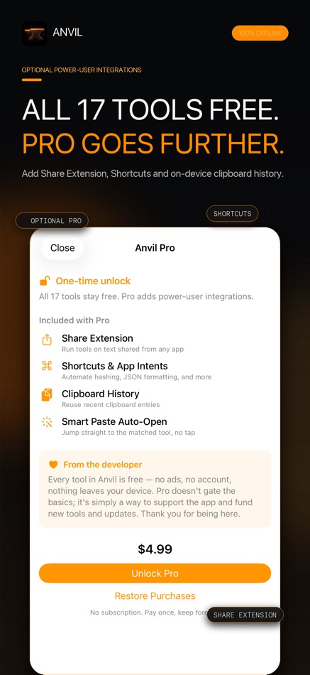 #5. Anvil: Developer Tools (iOS) Oleh: 武汉回到未来科技有限公司
