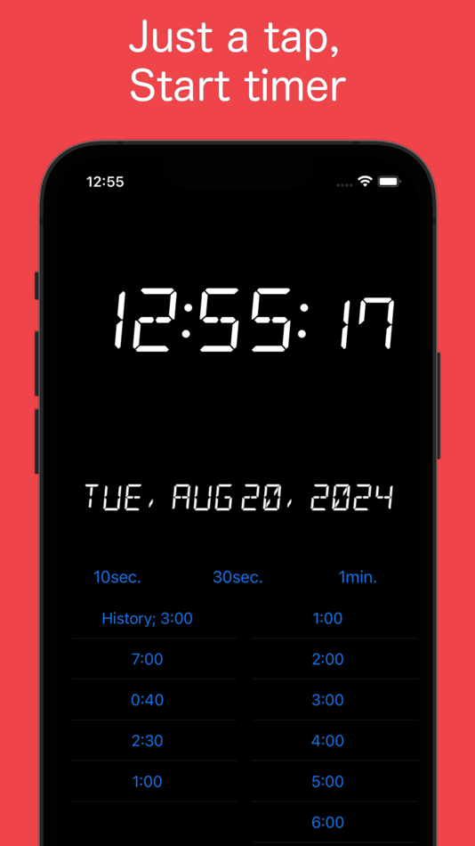 #1. Kitchen Timer Clock (iOS) Podle: Kazuhisa Kobayashi