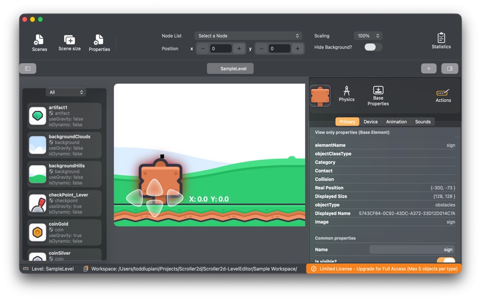 #1. Scroller2d (macOS) Door: Cool Monkey, LLC