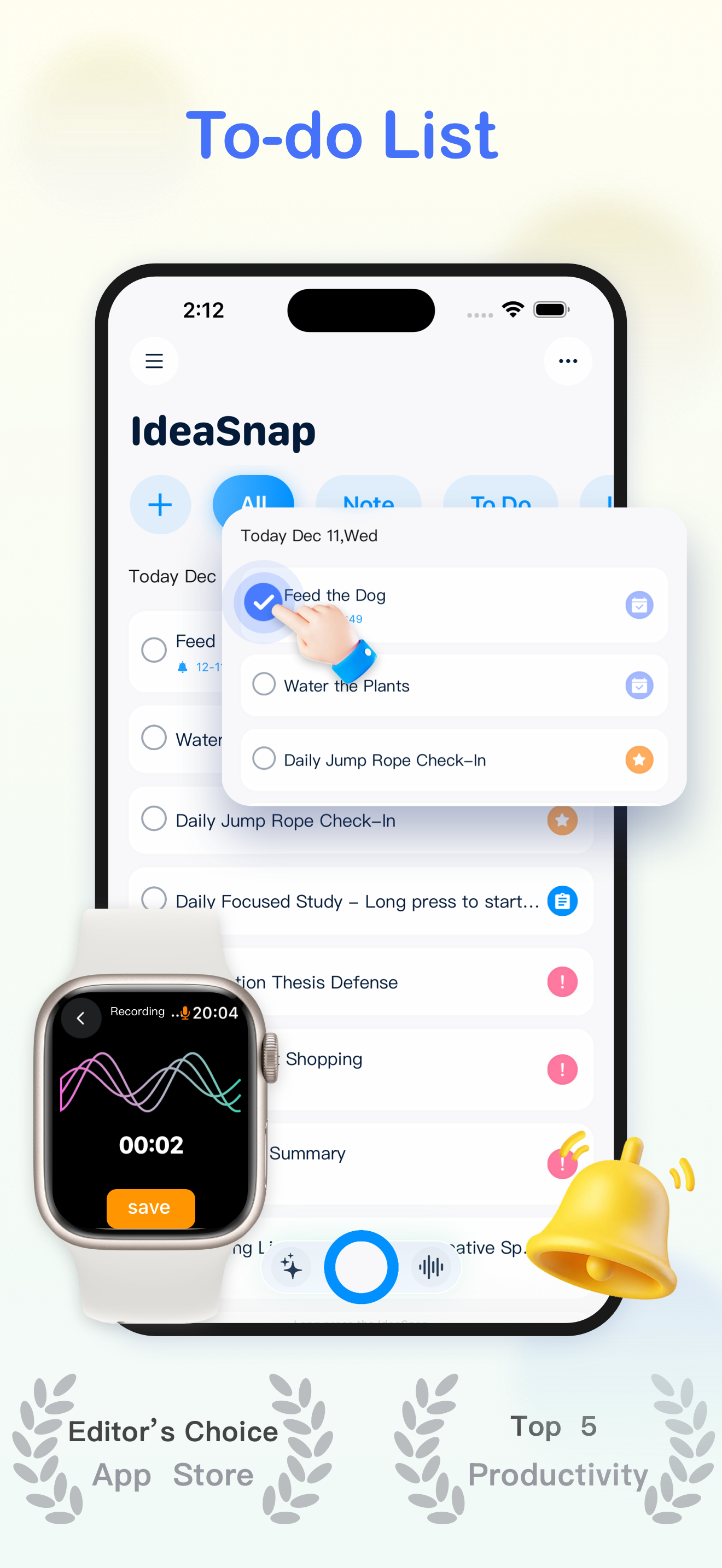 IdeaSnap: AI Voice Notes&Tasks