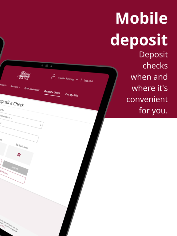 ACB Mobile iPad screenshot 5 - Finance app