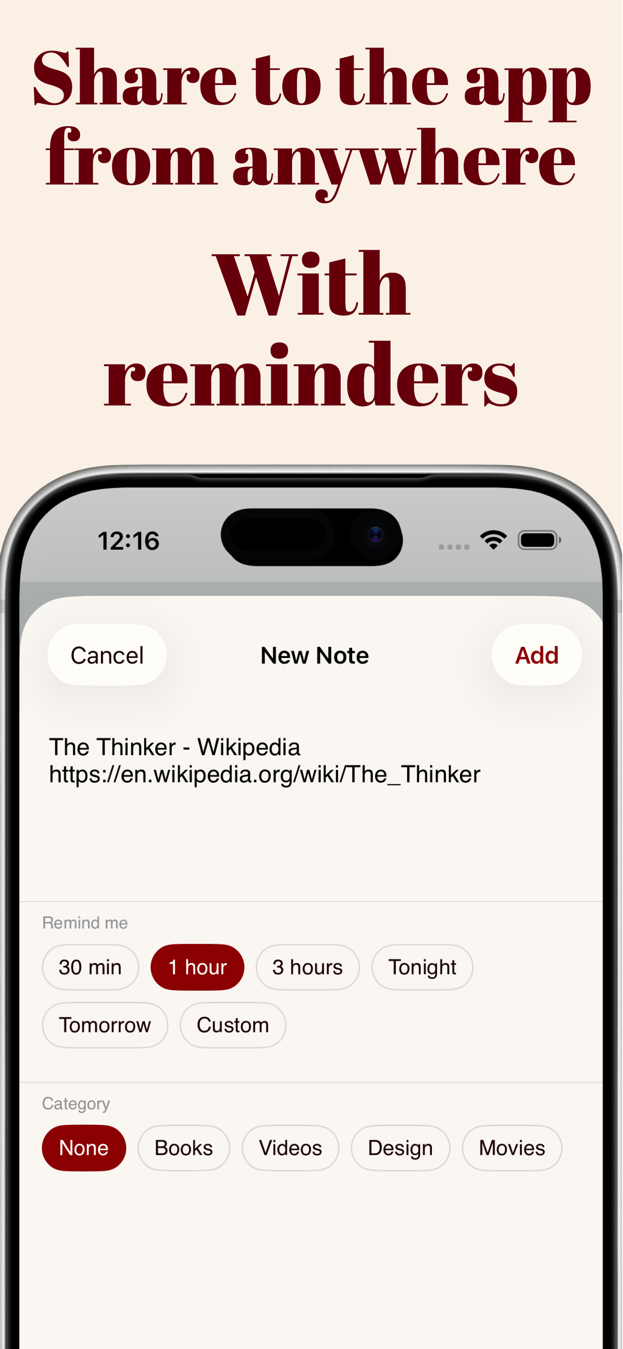 Thoughts - Save It for Later screenshot 3