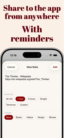 Thoughts - Save It for Later screenshot