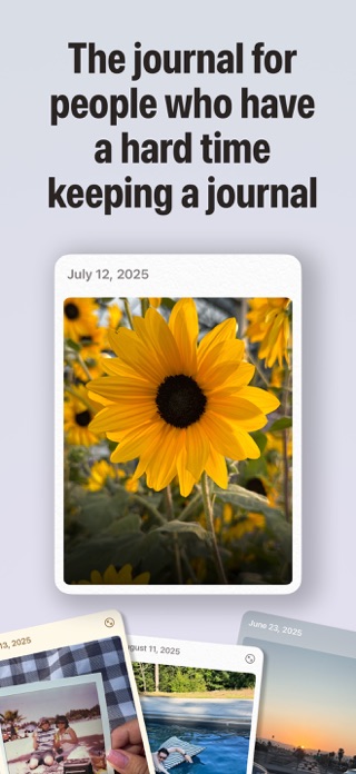 Meanwhile: daily micro journal Screenshot 1 of 7