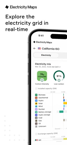 Electricity Maps Screenshot 1 of 4