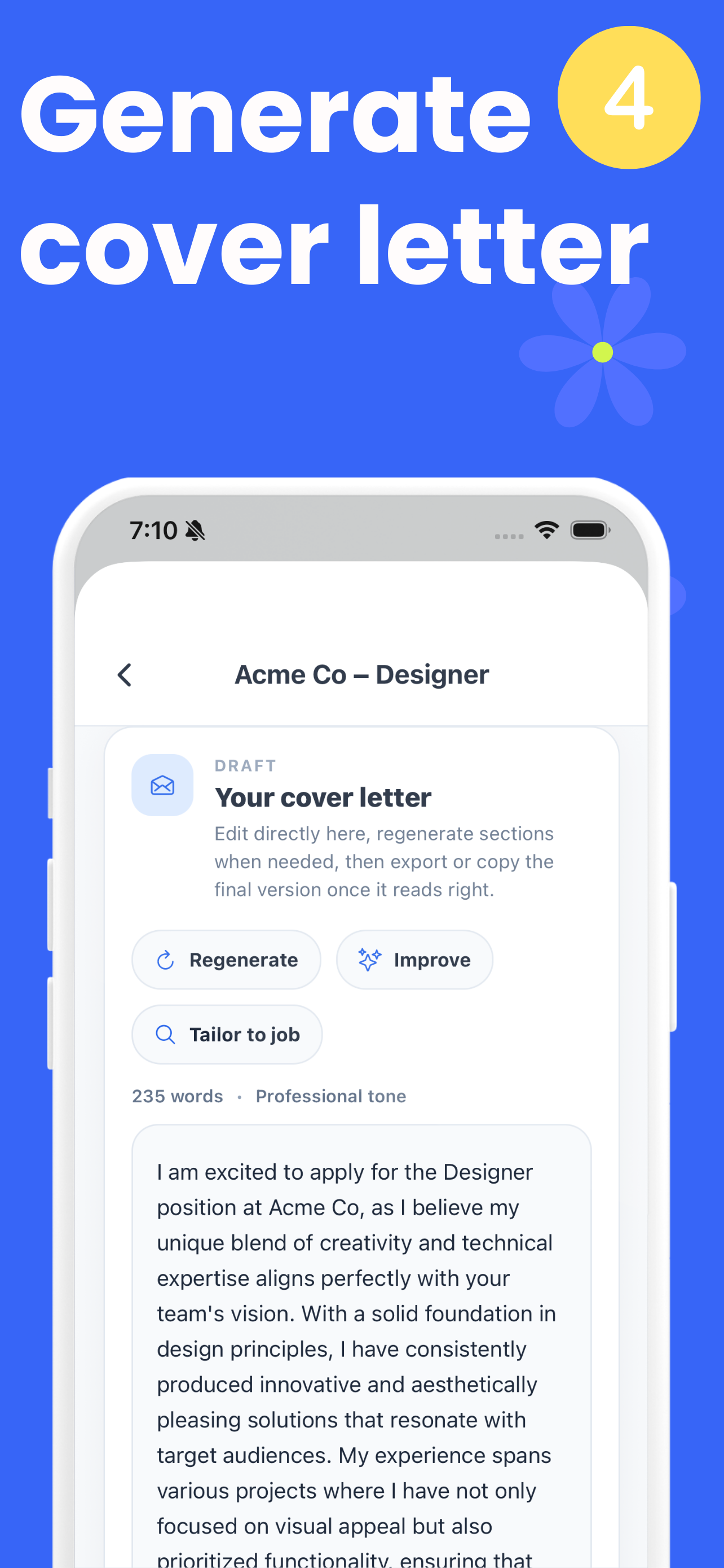 CV Resume Cover Letter Creator