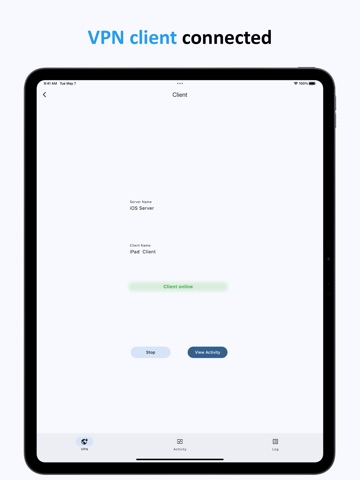 qrvpn iPad screenshot