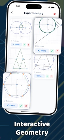 Geometry Drawing Tool iPhone screenshot