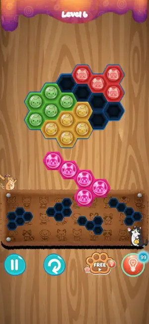 Furry Blocks Puzzle screenshot 2